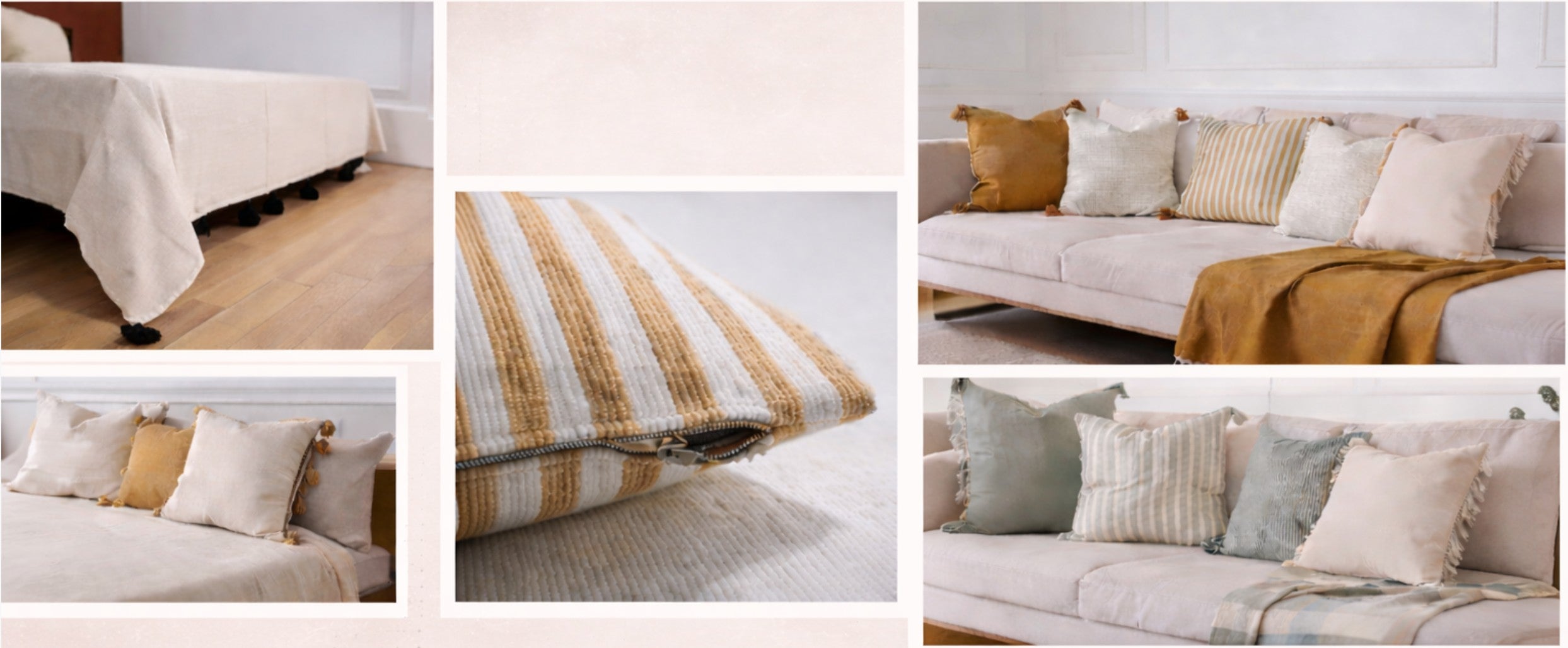 L’univers textile de la chambre et du salon – Tissus d’exception & savoir-faire marocain