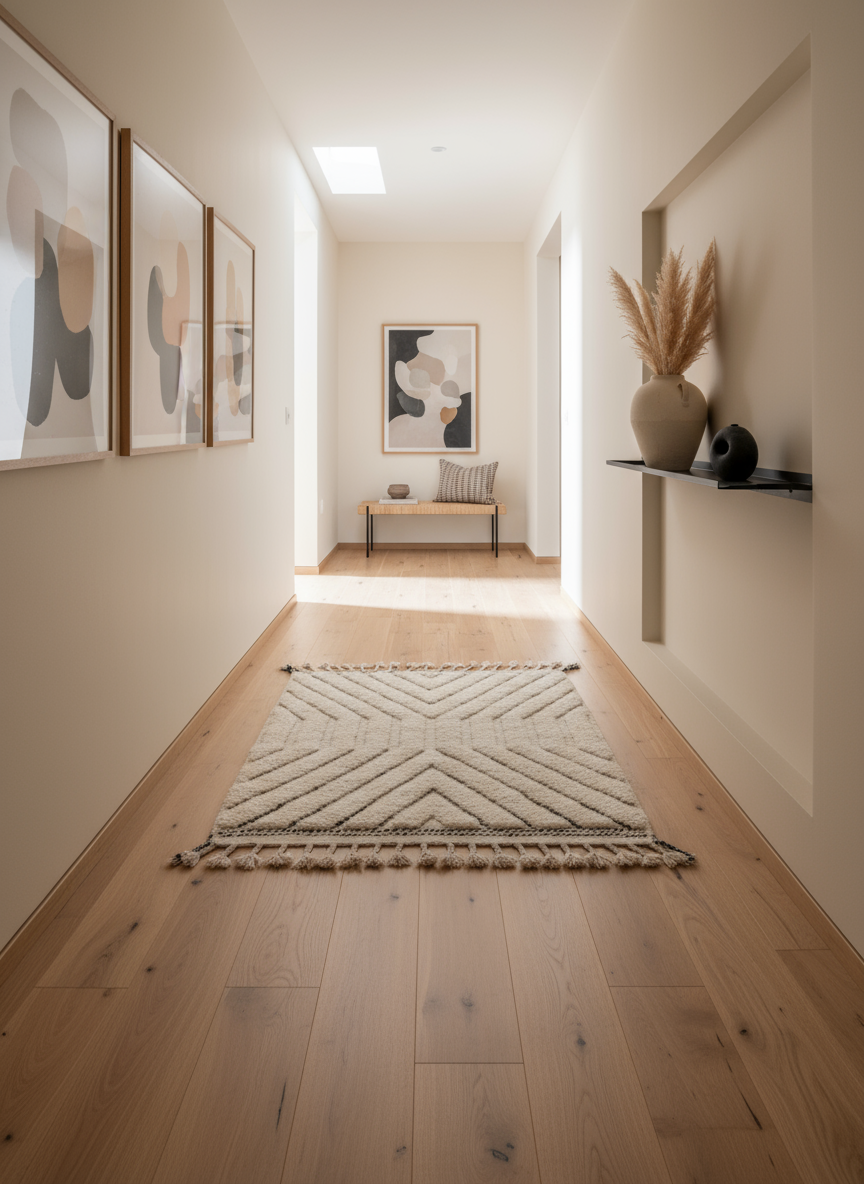 Marokanski tepih Azilal od vune – Ručno tkan od strane berberskih zanatlija (približno 39x59 / 100x150 cm)