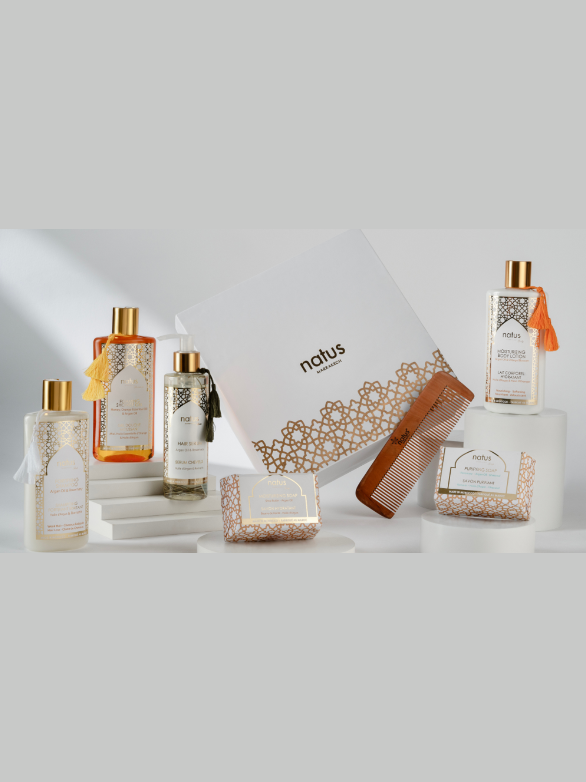 Coffret Beauté Femme à l’Huile d’Argan – Soin Naturel Marocain – Végan & 100% naturel