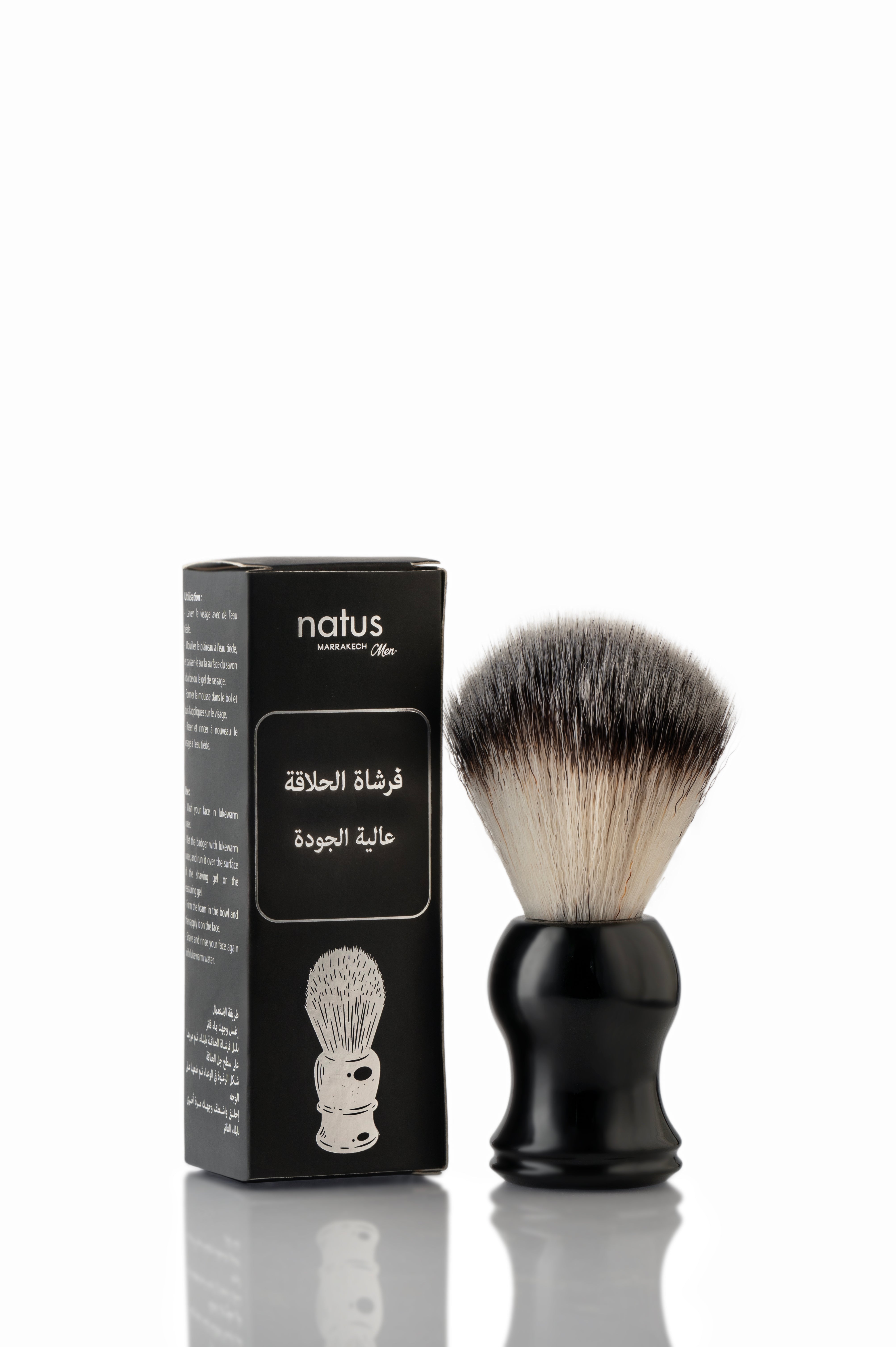 : Blaireau de Rasage Natus Marrakech – Édition Homme
