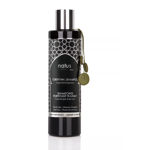 Fortifying treatment shampoo with argan oil & rosemary - MEN - 250ML / 8,45 FL OZ - The Moroccan Vibrations