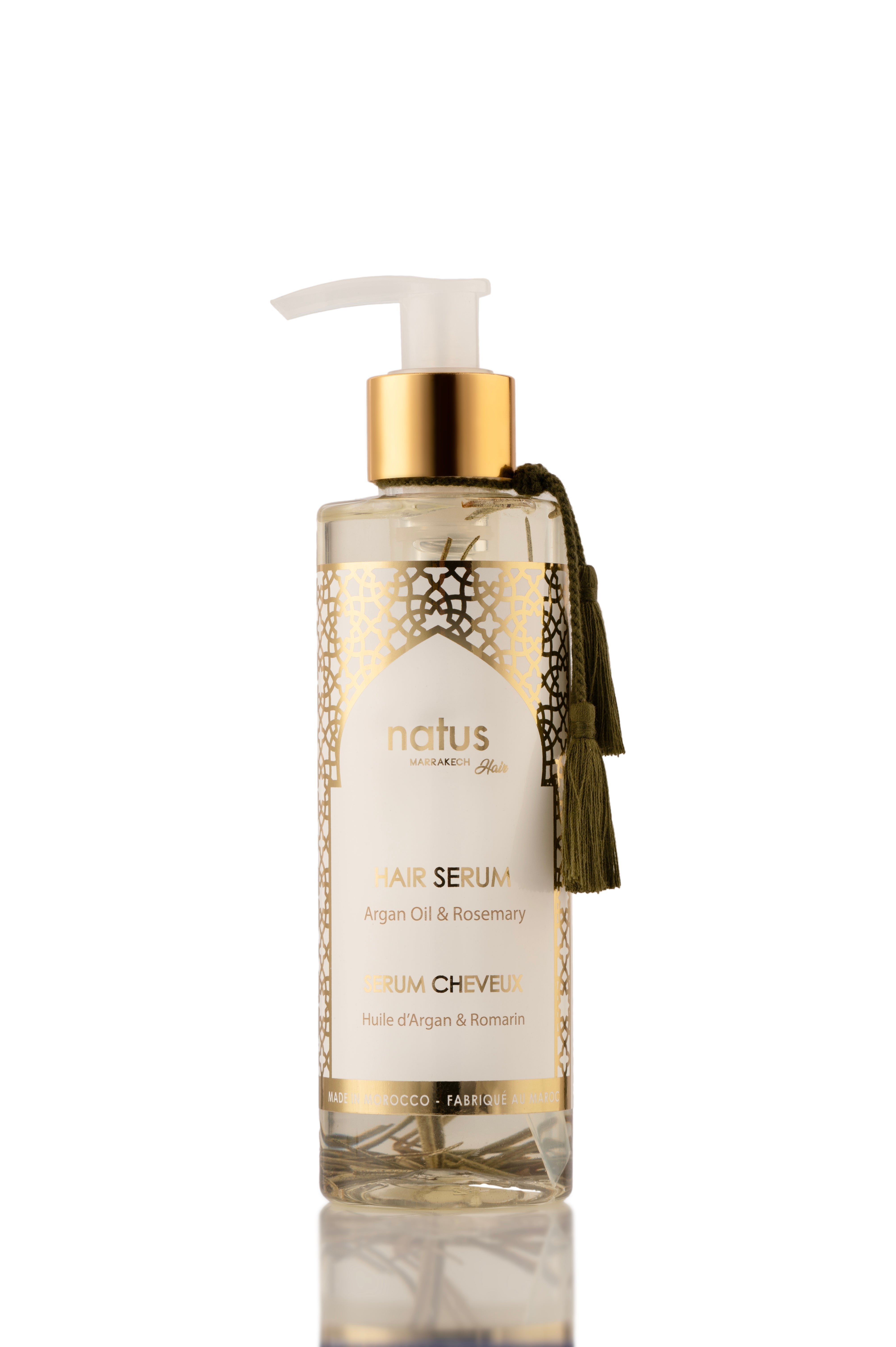 Sérum Cheveux à l'Huile d'Argan et Romarin 200ML