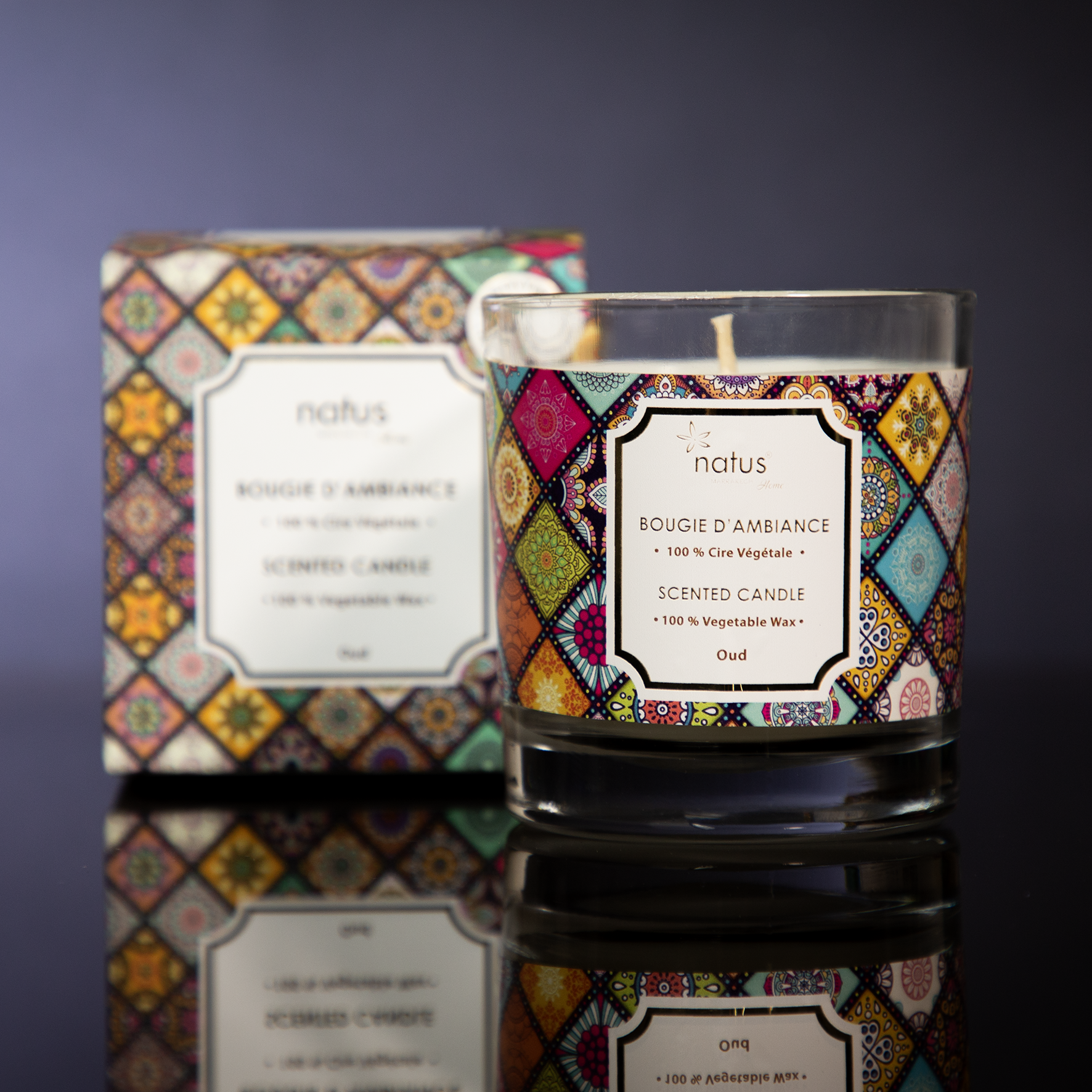 Coffret Rituel Oriental "Carrelage Oud" – Soin des Mains & Parfum Maison - The Moroccan Vibrations