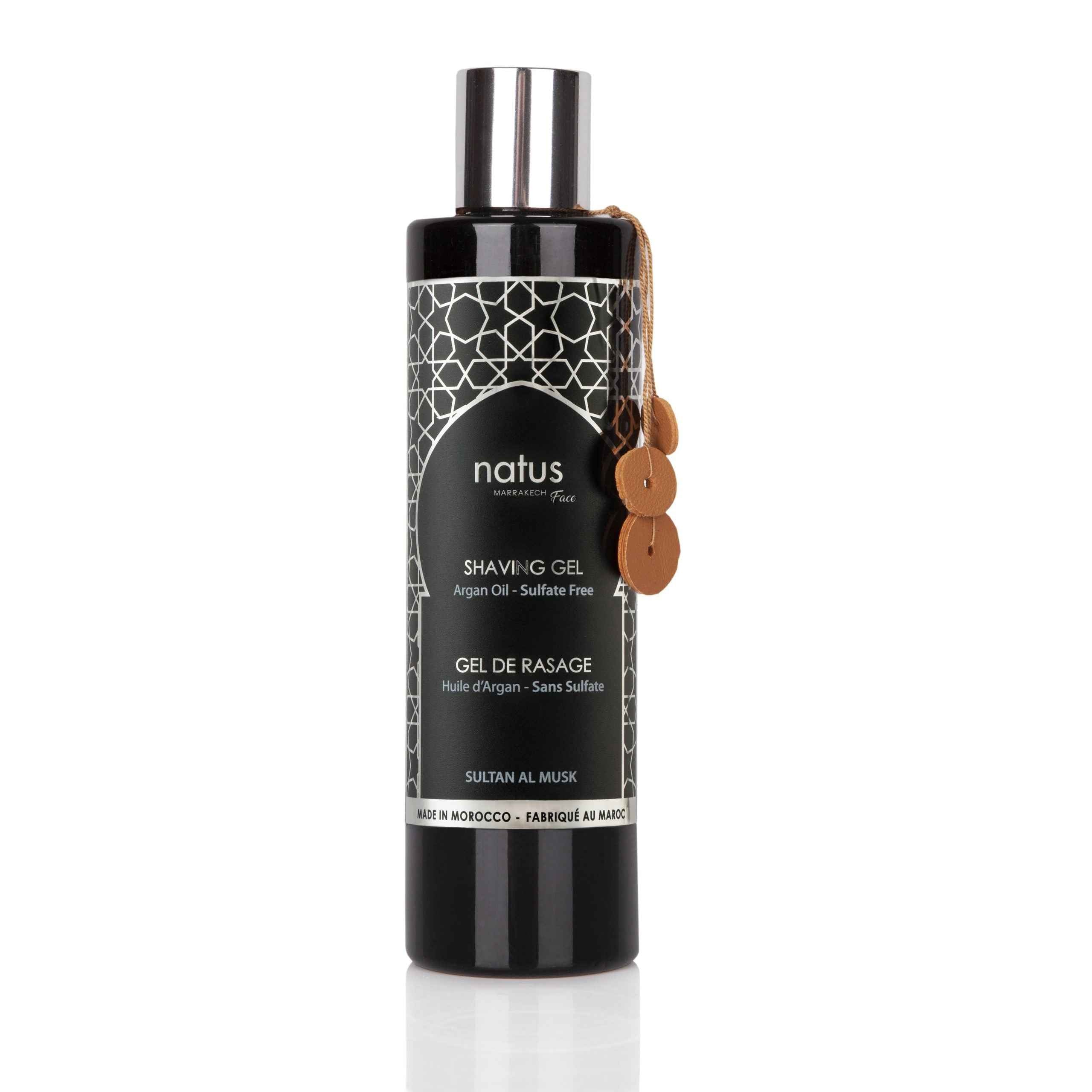 Shaving gel with argan oil & sultan al musk™ - MEN - 250ML / 8,45 FL OZ