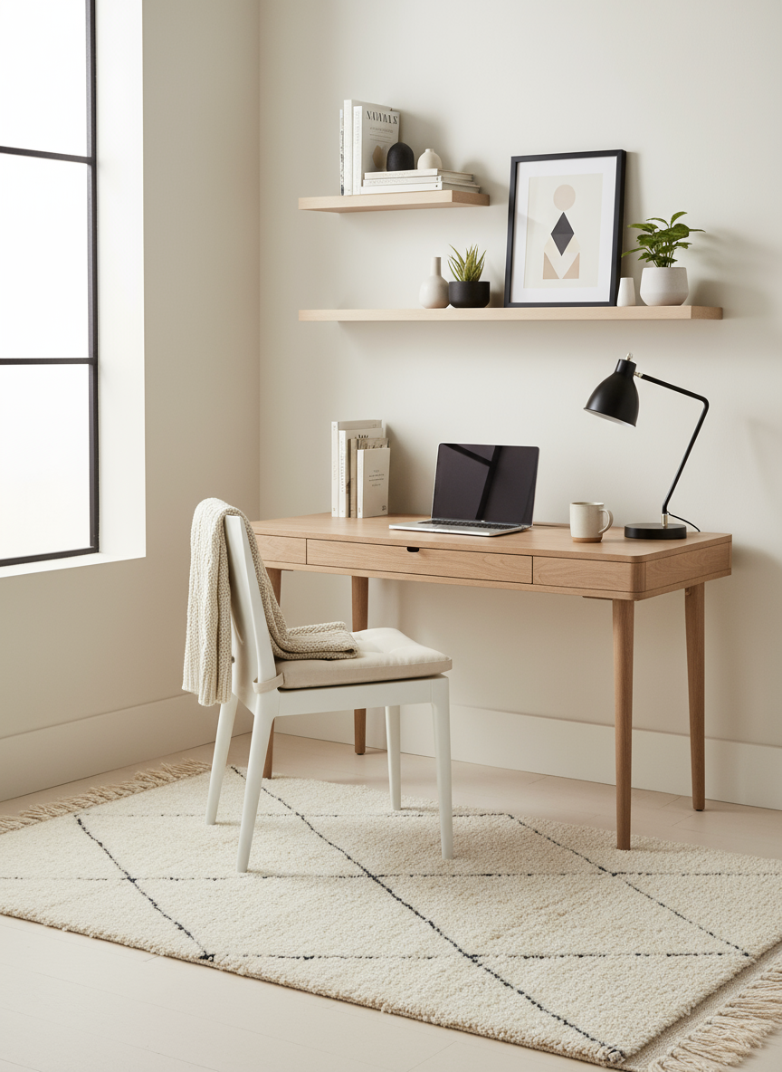 Tapis Azilal Marocain en Laine – Tissé à la Main par Artisans Berbères (Approx 39x59/100 x 150 cm)