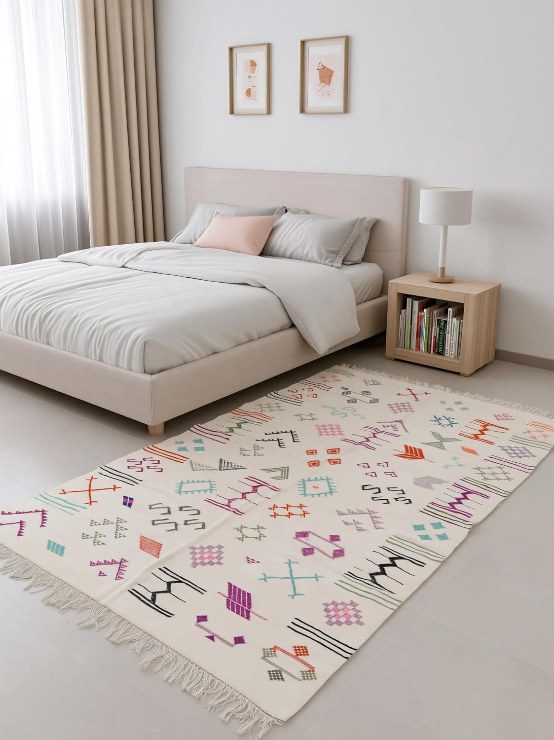 Tapis Azilal écru – photo 2