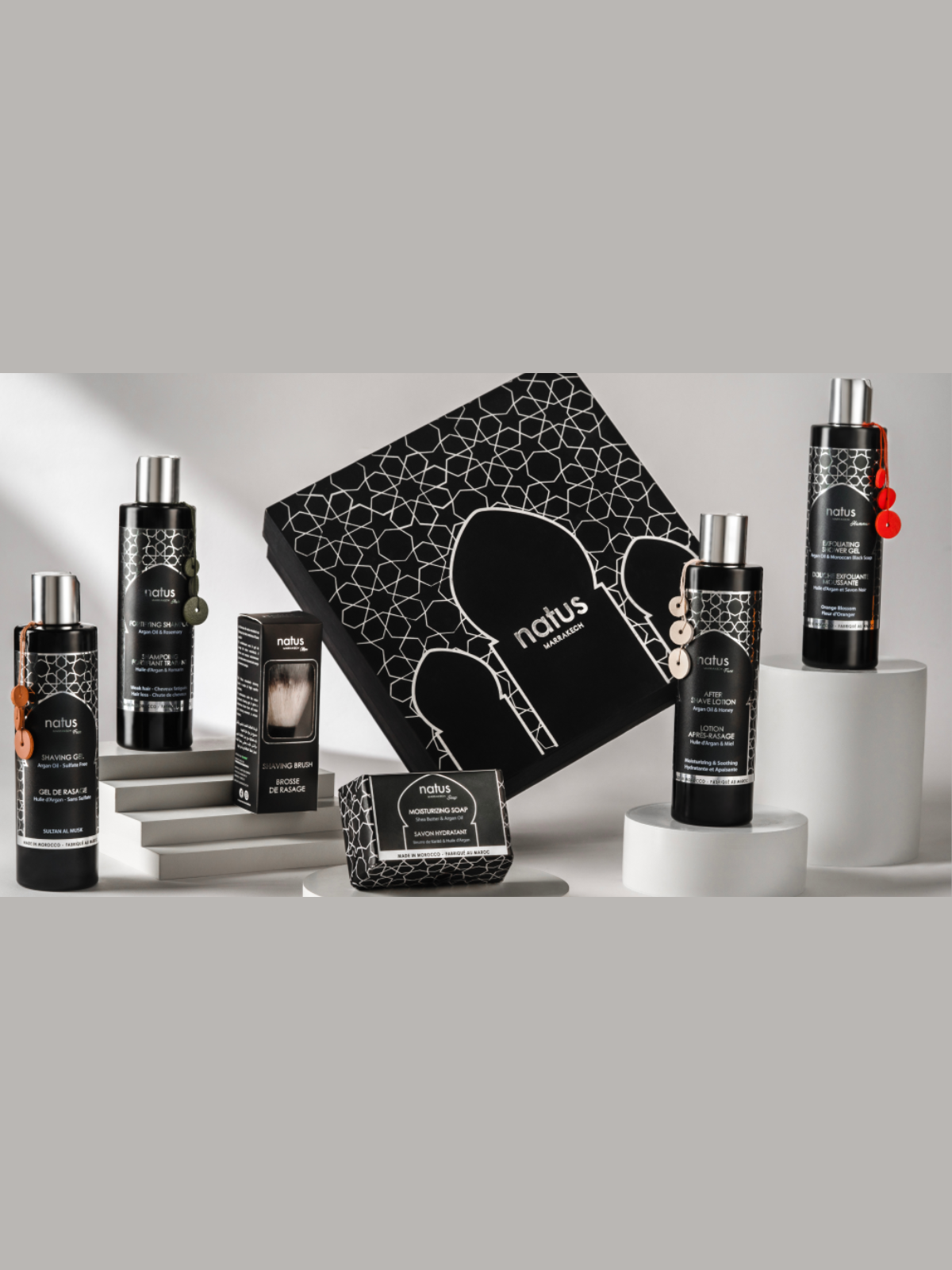 Coffret de Soin Homme de Luxe à l’Huile d’Argan – Vegan & Naturel