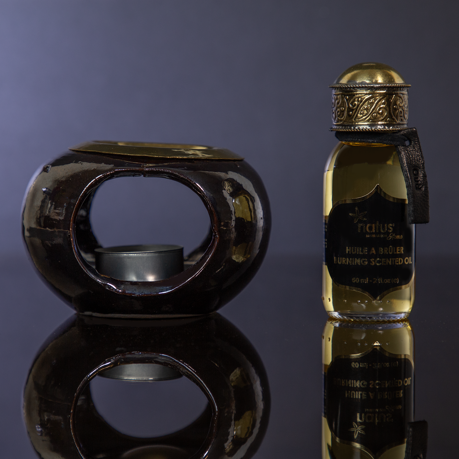 Coffret Parfum d'intérieur "Noble" – Parfum Oud & Encens Serghina d’Exception